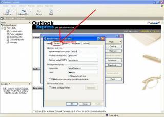 Změna nastavení poštovního účtu - Outlook Express