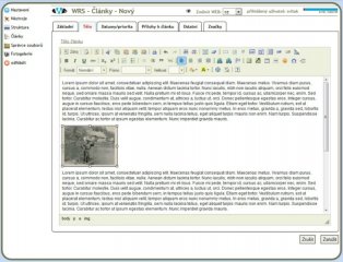 Vložení obrázku do článku (klidně přímo z fotoaparátu)